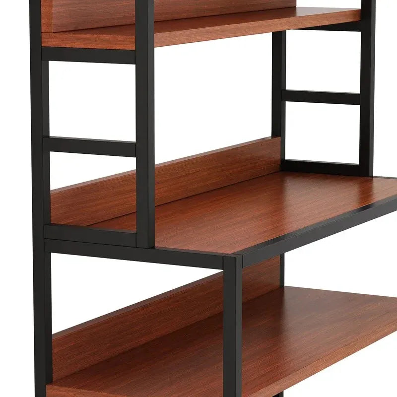 Modern Industrial Kitchen Rack With Storage Shelves